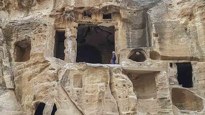 109 - Jordania - Little Petra - viviendas Nabateas